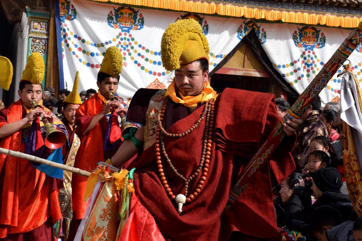 Monlam Festival (Losar, Tibetan New Year) in Tongren