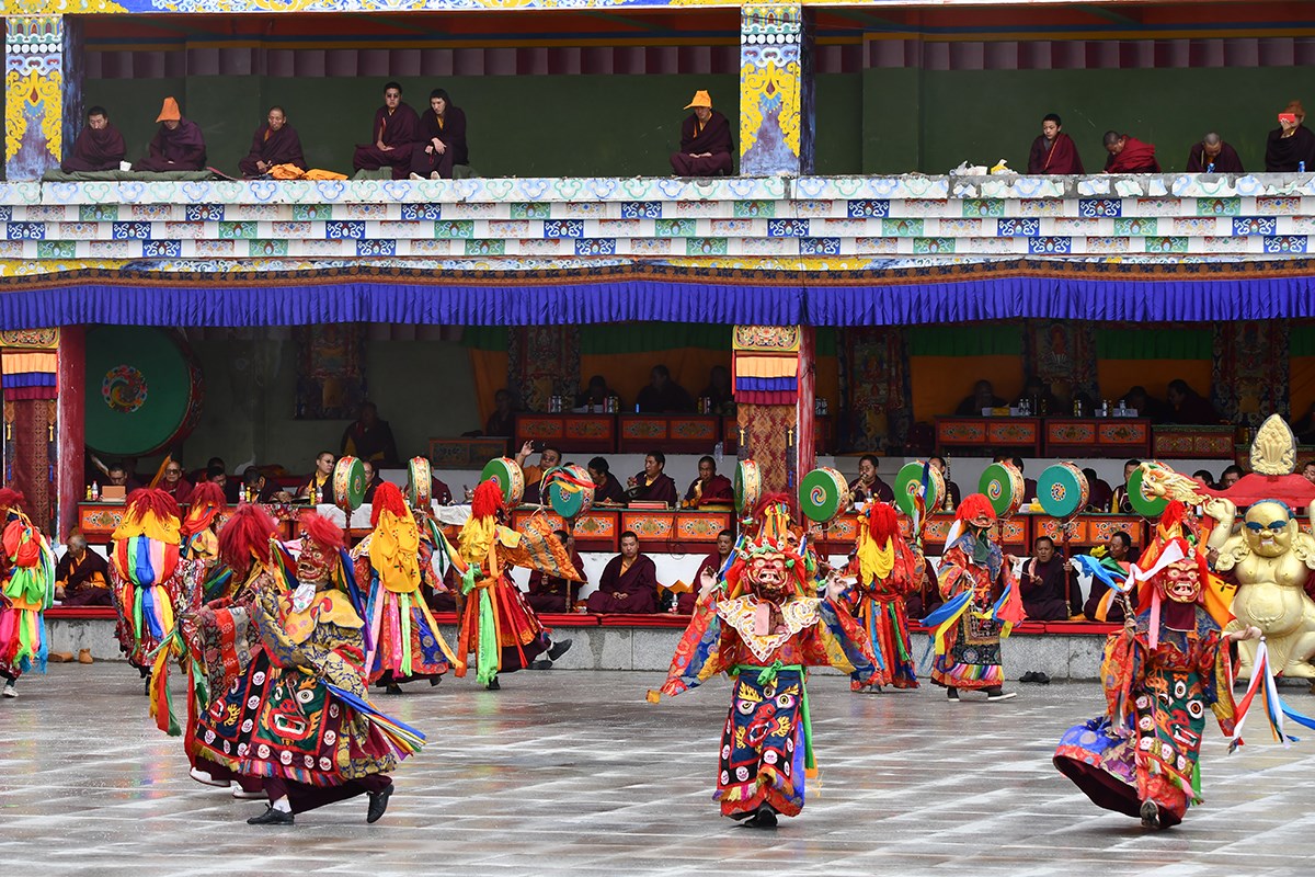 Mask Dance Festival at Katok Monastery | Photo by Liu Bin