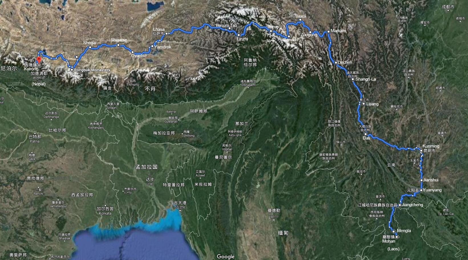 Self Drive Tour from Yunnan to Tibet