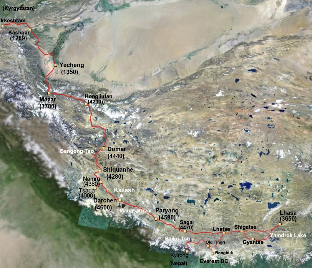 Self Drive Tour from South Xinjiang to Tibet (with Lhasa)
