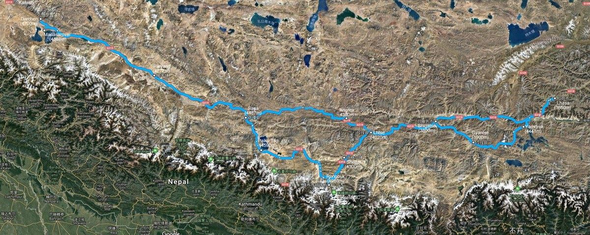 Tibet Rental Motorbike Adventure Tour to Everest BC and Kailash
